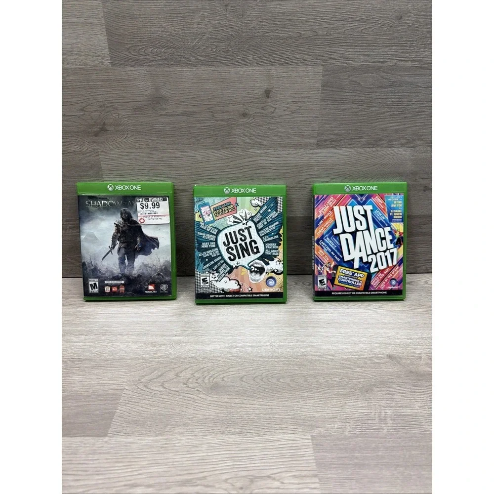 Just Sing, Just Dance 2017 & Shadow Of Mordor Bundle Microsoft Xbox One Tested
